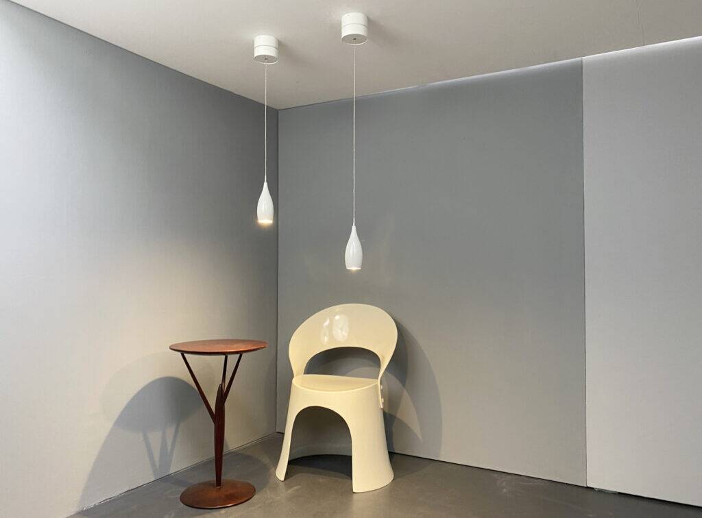 Pair of Drop Duo LED pendant lights by Jürgen Glauner for LDM, Germany, 2010s