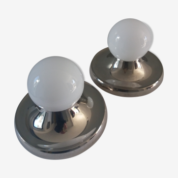 Pair of wall light 'Balum' brothers Castiglioni for Arteluce