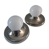 Pair of wall light 'Balum' brothers Castiglioni for Arteluce