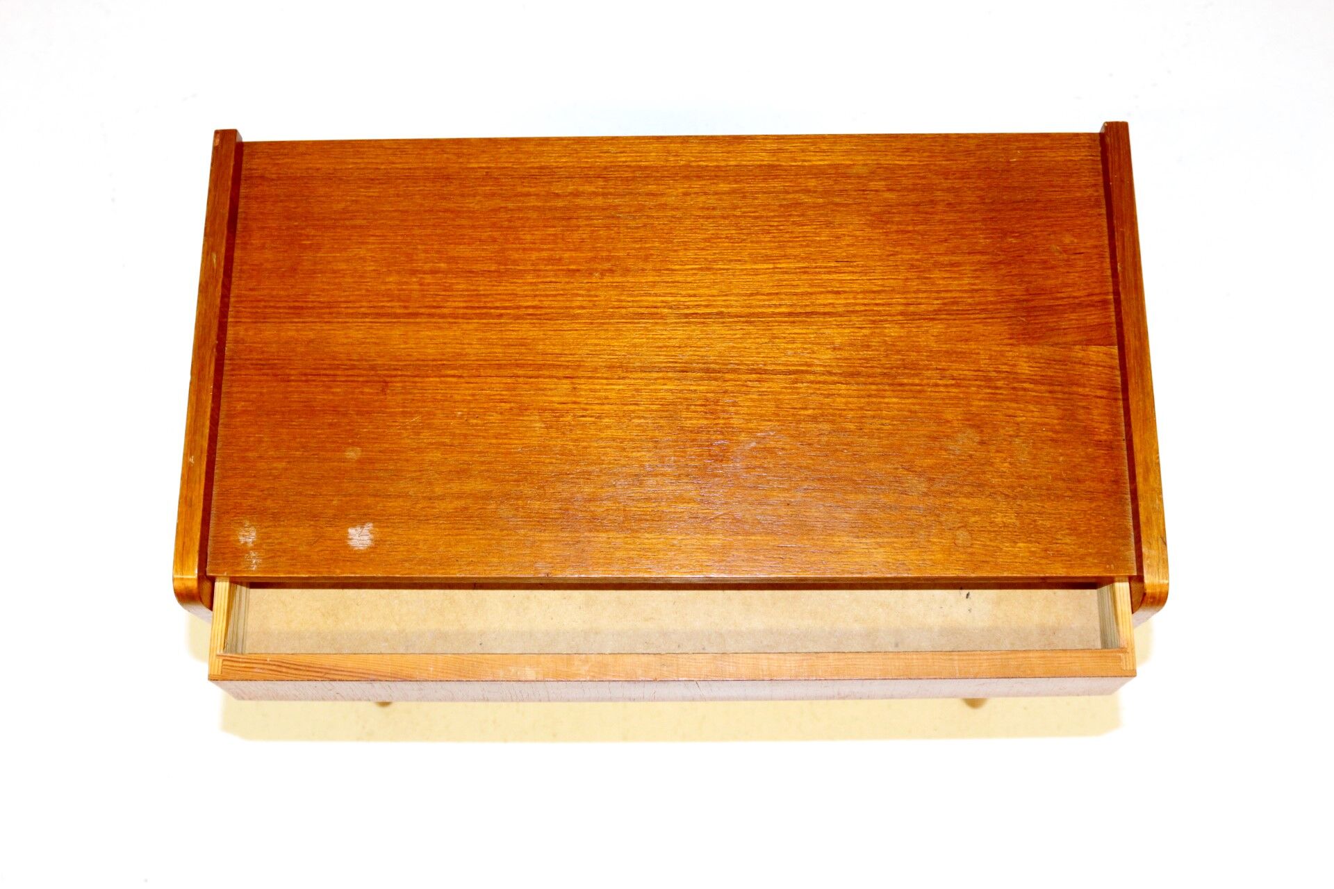 Teak and beech bedside table, Sweden, 1960