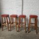 Set of 4 Louis XV style stools