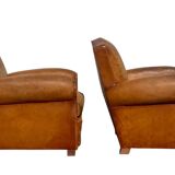 Paire de Fauteuils Club