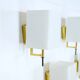 Set of five Mid-century sconces in Stilnovo manner. Italy 1950s