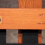 Fauteuil relax Getama en chêne avec dossier réglable, Hans J. Wegner GE421