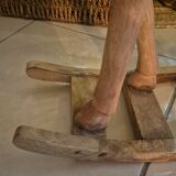 Handcrafted vintage rocking horse