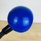 Blue flexible snake lamp, 80s, vintage