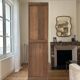 Armoire Parisienne en chêne brut 