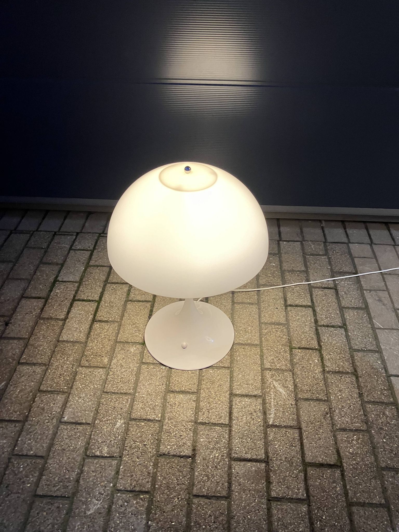 Vintage large table lamp 70cm Panthella Louis Poulsen Verner Panton