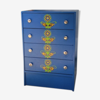 Commode bleue