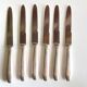 6 Art Deco Dessert Knives