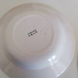 2 hollow plates Terre de fer HBMC Guadeloupe decor