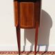 Console - table pedestal table marquetry style louis xv