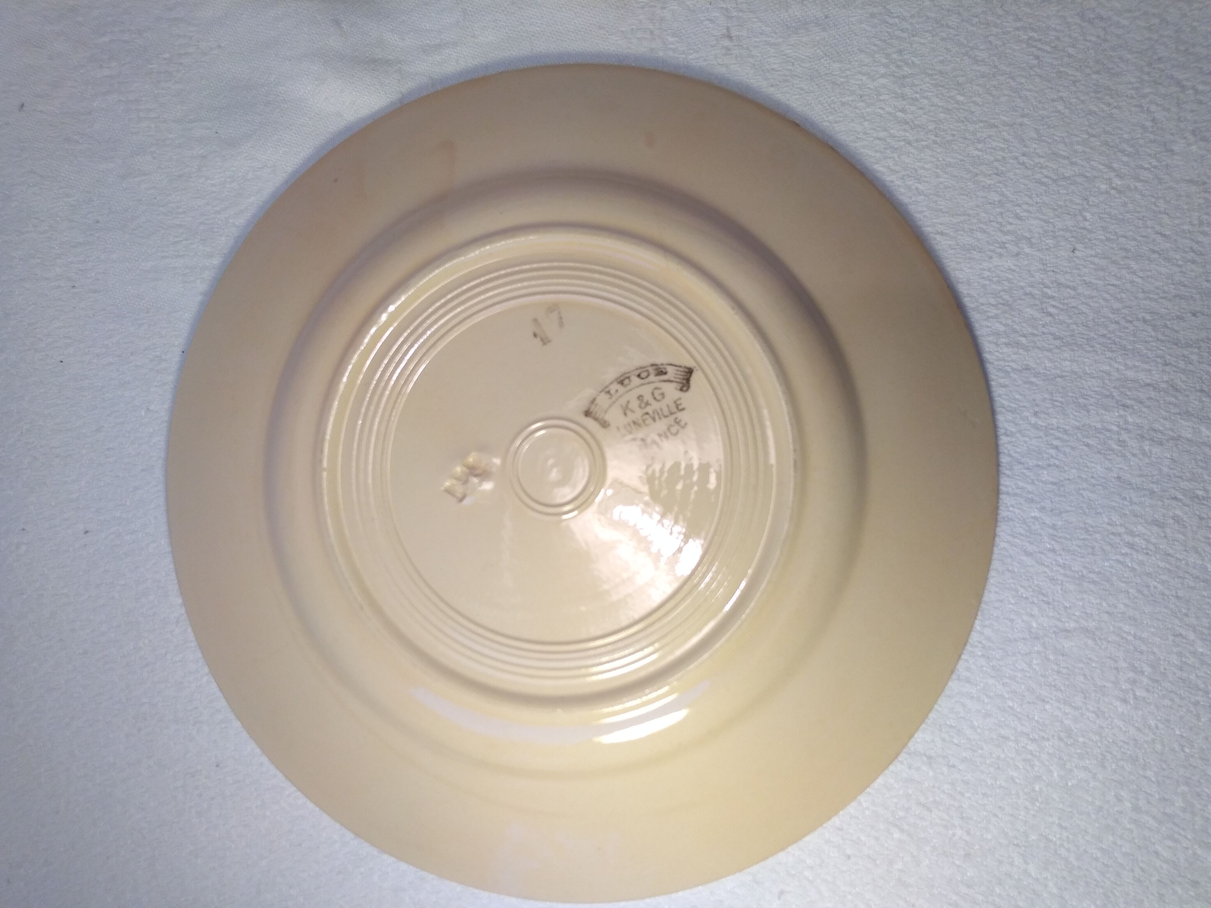 3 Lunéville dessert plates