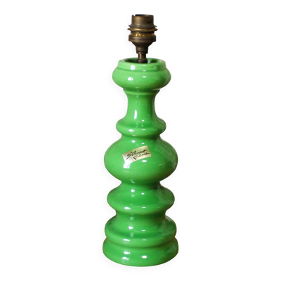 Pied de lampe en céramique émaillé Saint Clément