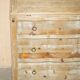 Rustic Swedish pine drop-leaf desk