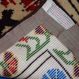 Vintage carpet French Soap 77cm x 106cm 1970s, 1C771