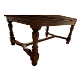 Dining table with wooden extension