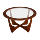 G plan fresco teak & glass astro coffee table