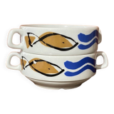 Duo large seaside cups