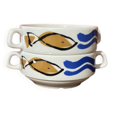 Duo large seaside cups