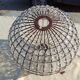 Lustre rond a pampilles verre