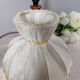 Rustic chic bedside lamp, wood and dome lampshade