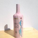 Pink soliflore vase bottle Sct Prato Italy