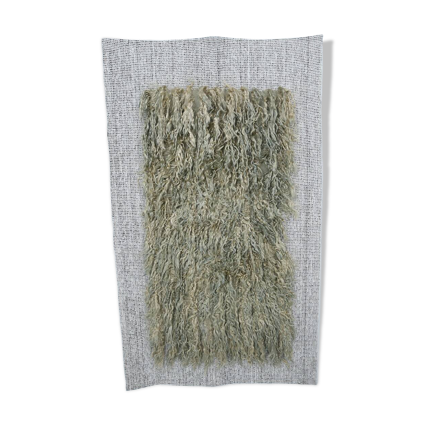 Handmade Turkish Vintage Wall Rug, 104x175Cm