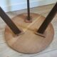 Table tripode vintage en bois des années 60