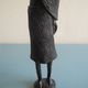 old wooden statuette african art ethnic vintage African wooden statue