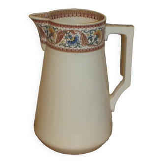 Pitcher or toilet pitcher Sarreguemines Tehran model 30cm