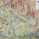 Old school vintage MDI Rhône-Alpes map