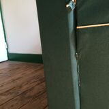Leatherette sofa bed 60s
