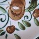 Set of 4 Argenteuil Boch plates 1966