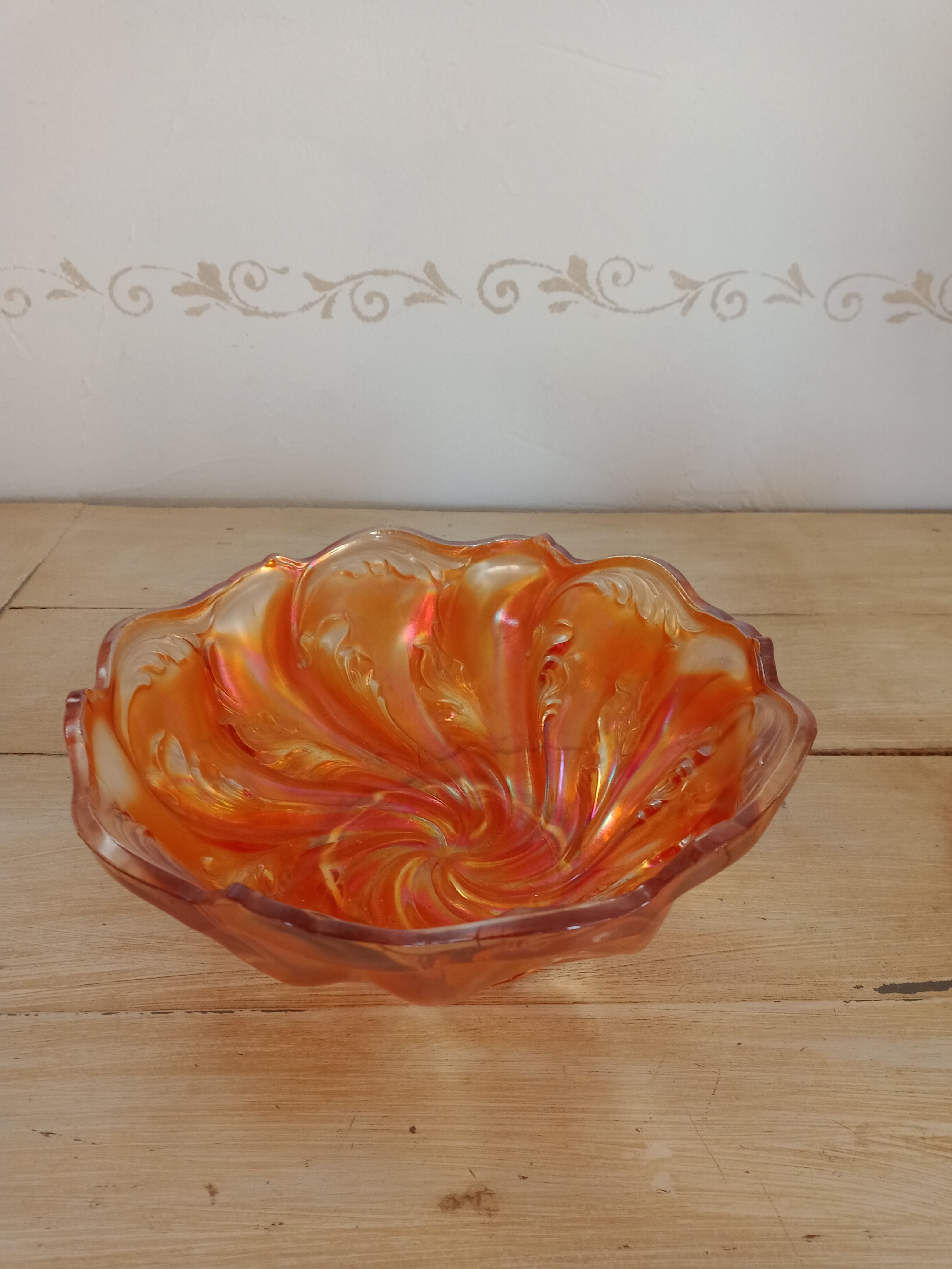 Carnival glass bowls