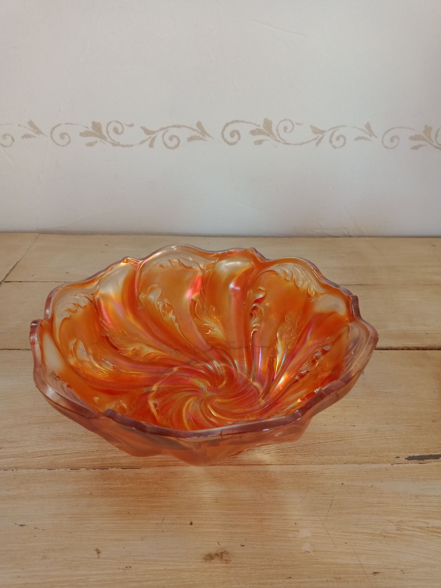 Carnival glass bowls