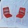 2 scoubidou children's chairs - 1950s