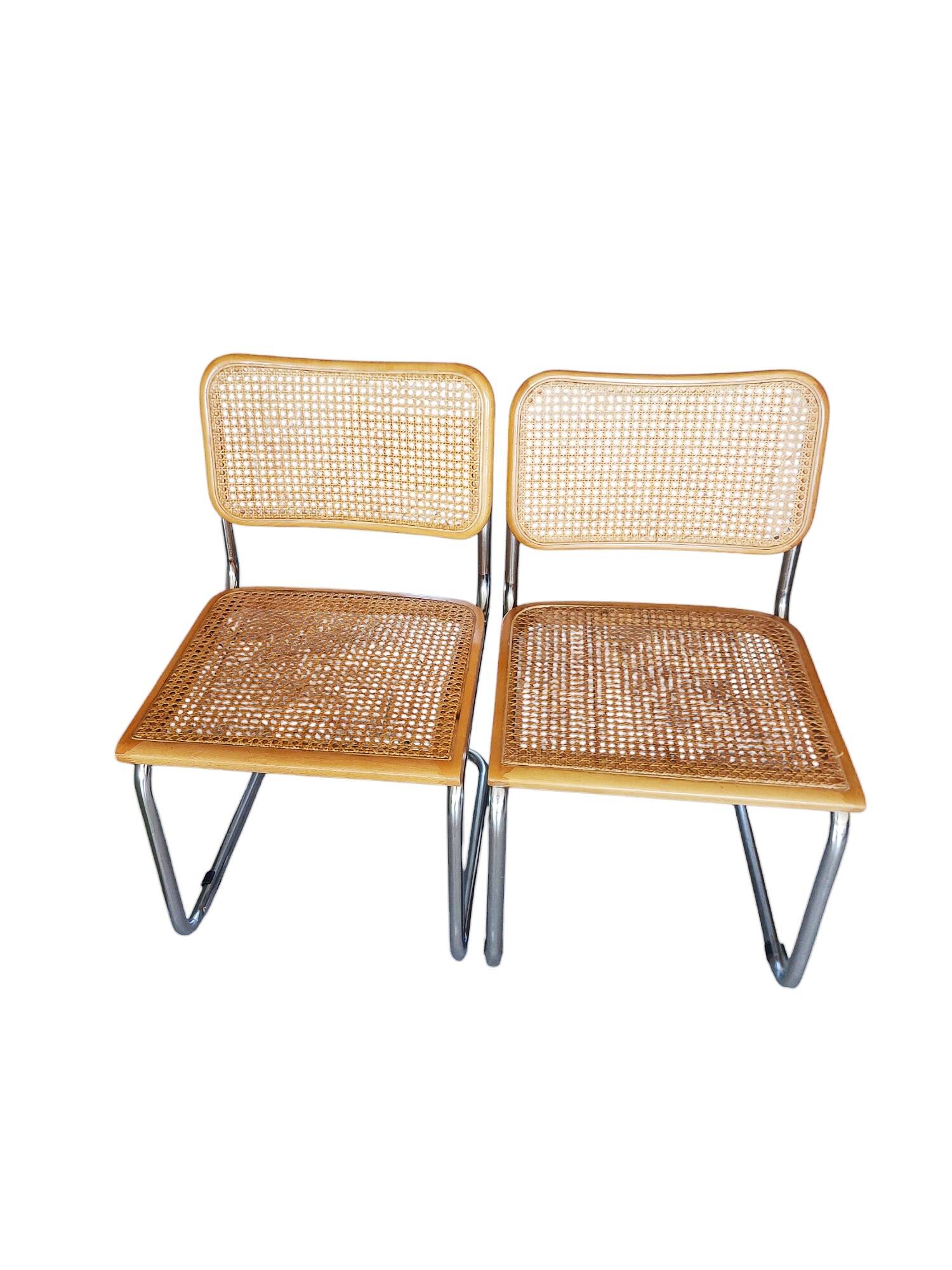 Lot of 2 Marcel Breuer B32 chairs