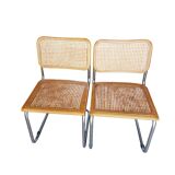 Lot of 2 Marcel Breuer B32 chairs