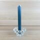 Glass star candle holder