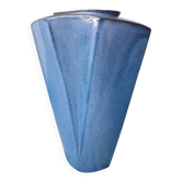 Blue ceramic vase
