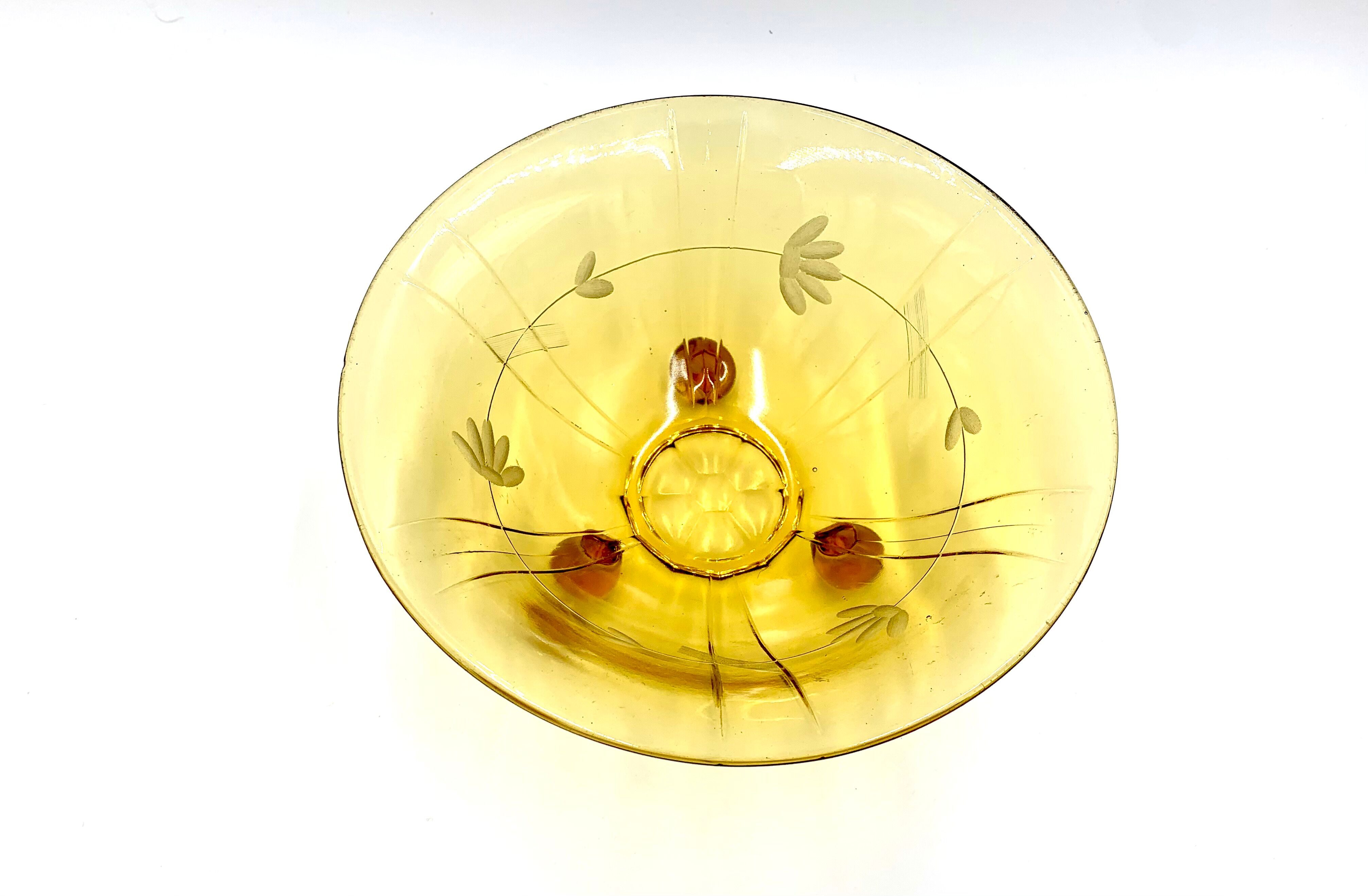 Glass Bowl, Poland, 1960s