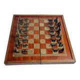Christoforus Sklavenitis bronze chess set, Minoan theme, 51 cm