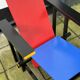 Reproduction de chaise rouge et bleue Rietveld
