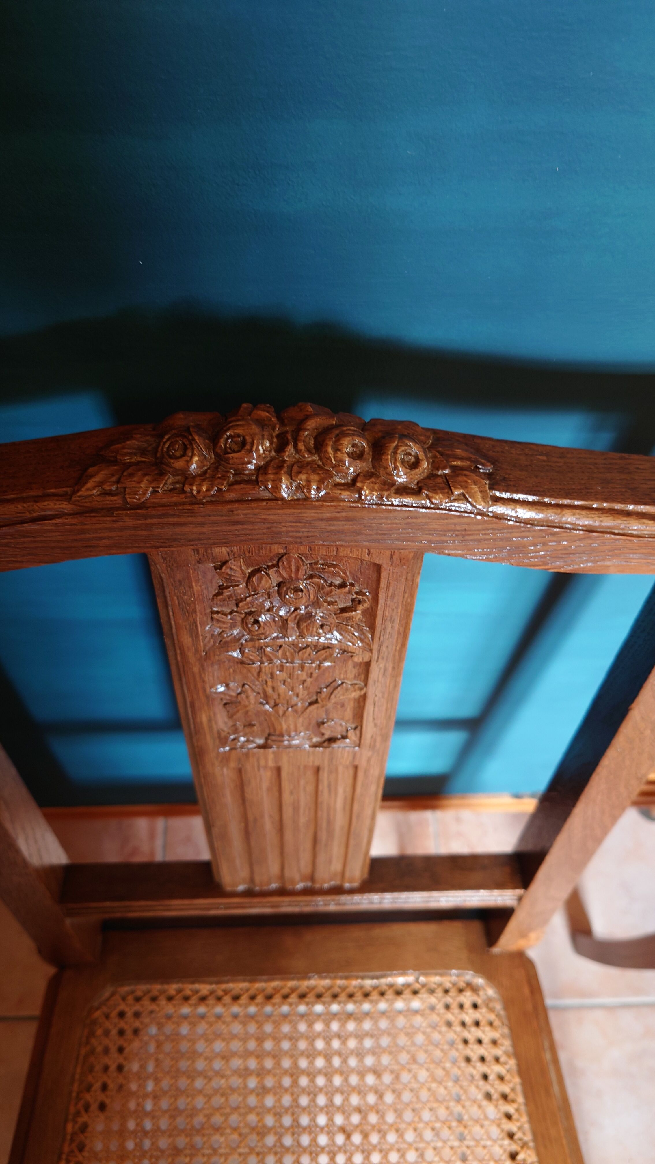 Pair of 1930s chairs, Louis XVI style