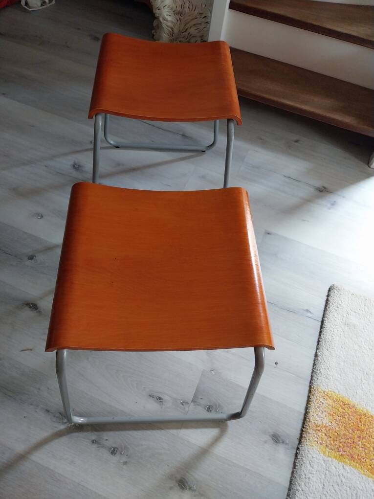 Duo vintage stools ikea kristian pallar design e. lilja lowenhielm