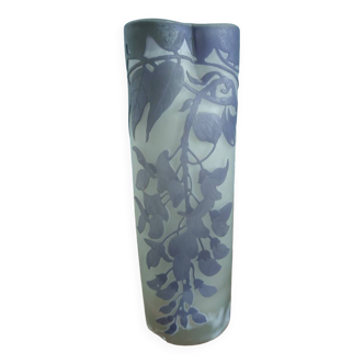 Purple gallé vase