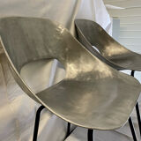 Vintage tulip chairs by Pierre Guariche