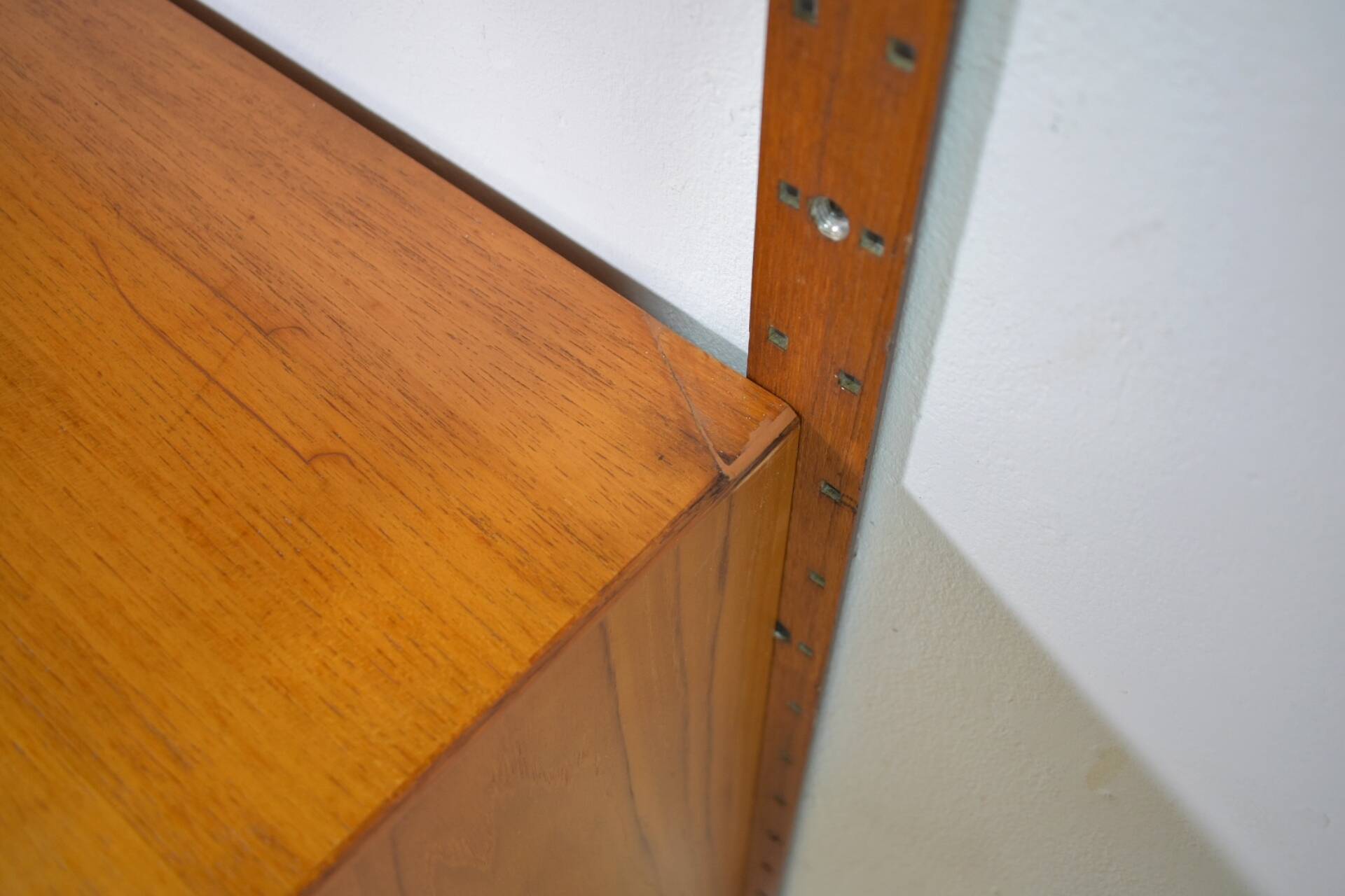 Teak modular shelving unit by HG Furniture 1960s Danish Vintage