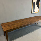 Farmhouse table "Dark Brown", spindle legs XXL 300 X 90 cm
